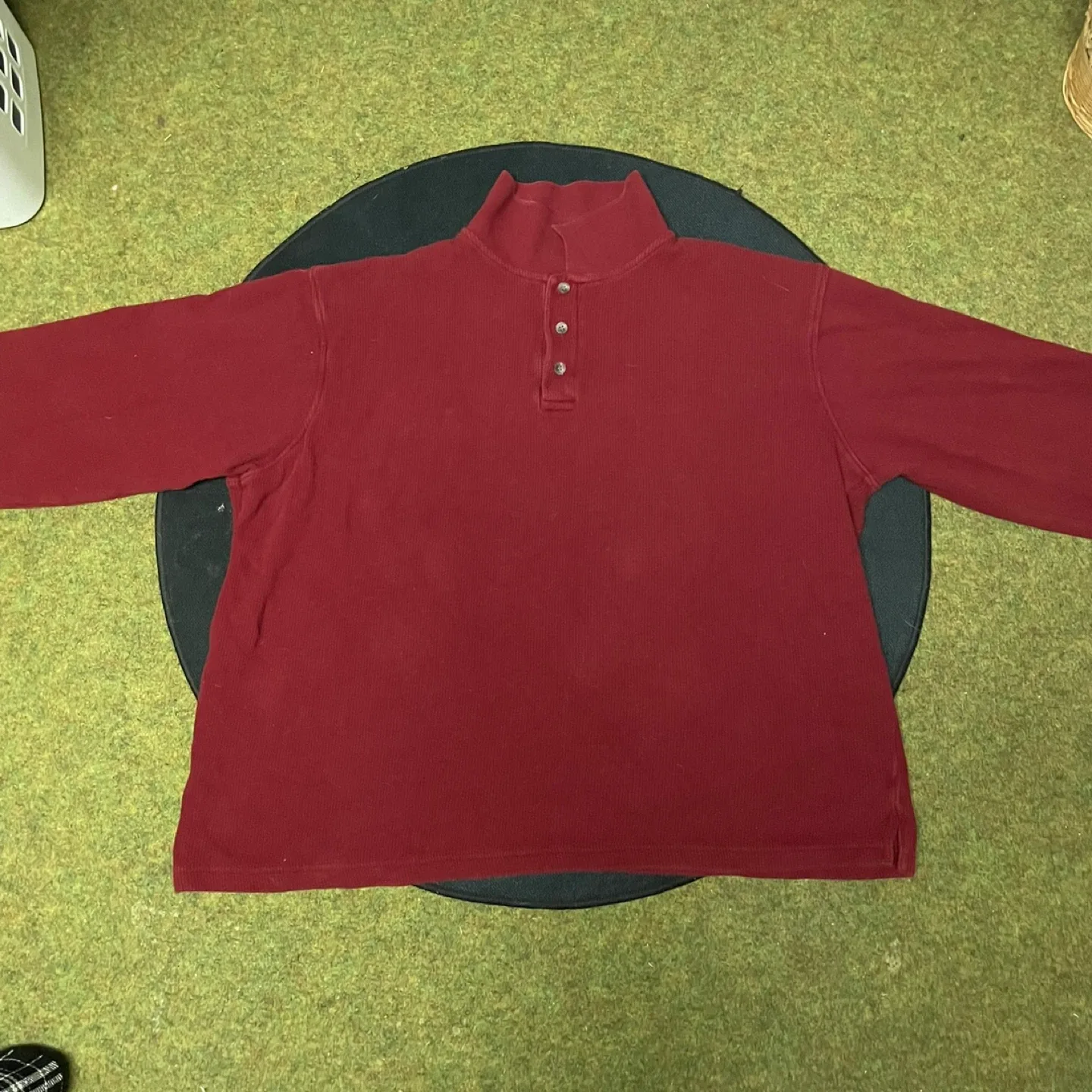 Real vintage 100% cotton R&R red button up