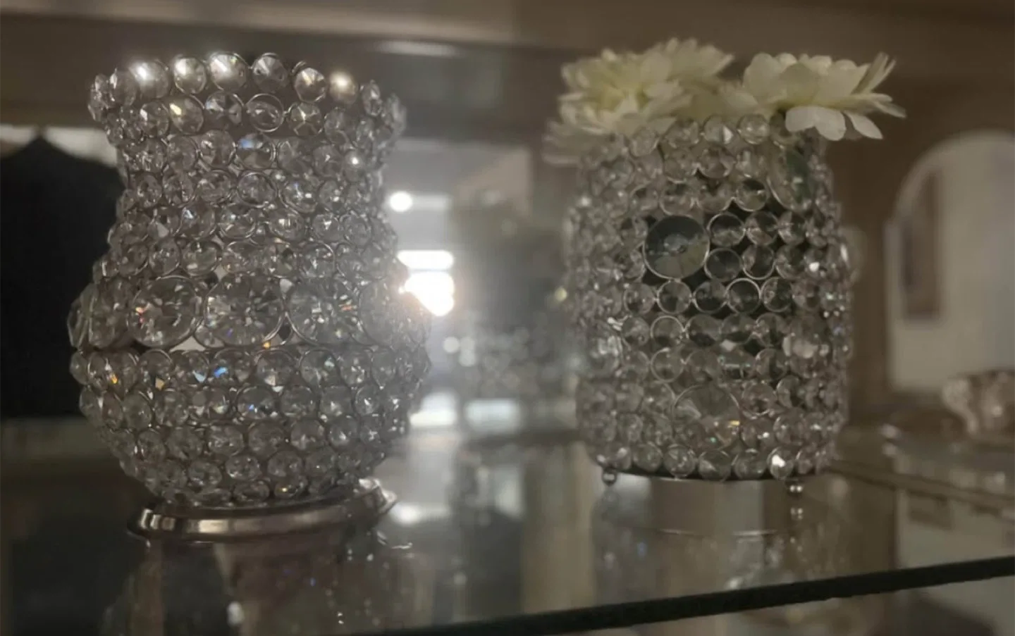 Glass vases/home decor for sale image indicator(2)