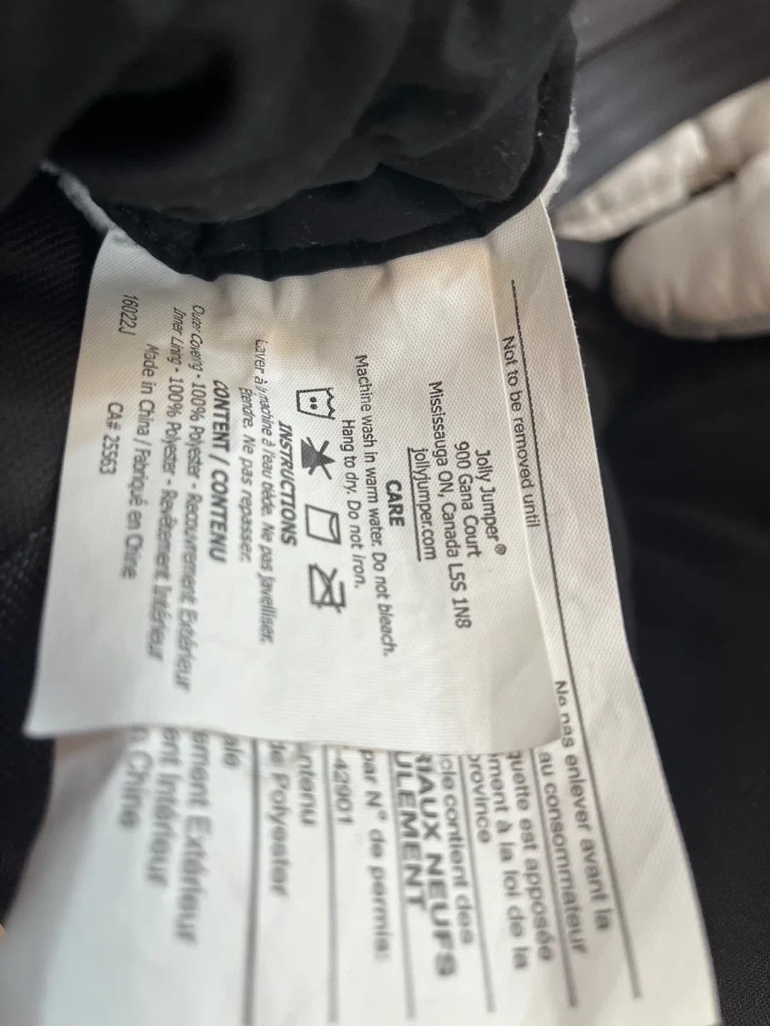 Jolly Jumper Car Seat Cover - Black image indicator(4)