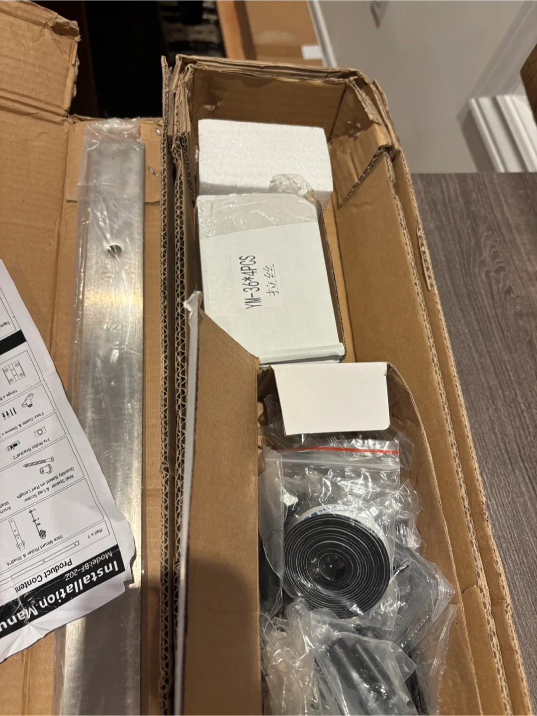 Bifold Sliding Barn Door Hardware Kit - Model BF-20Z-56Inches image indicator(6)