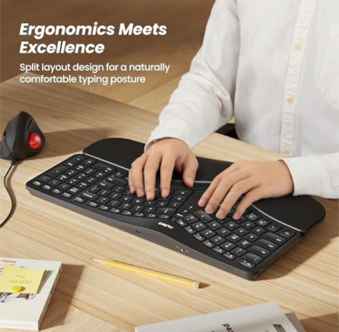 Nulea RT05B Ergonomic Keyboard - NEW - photo 4