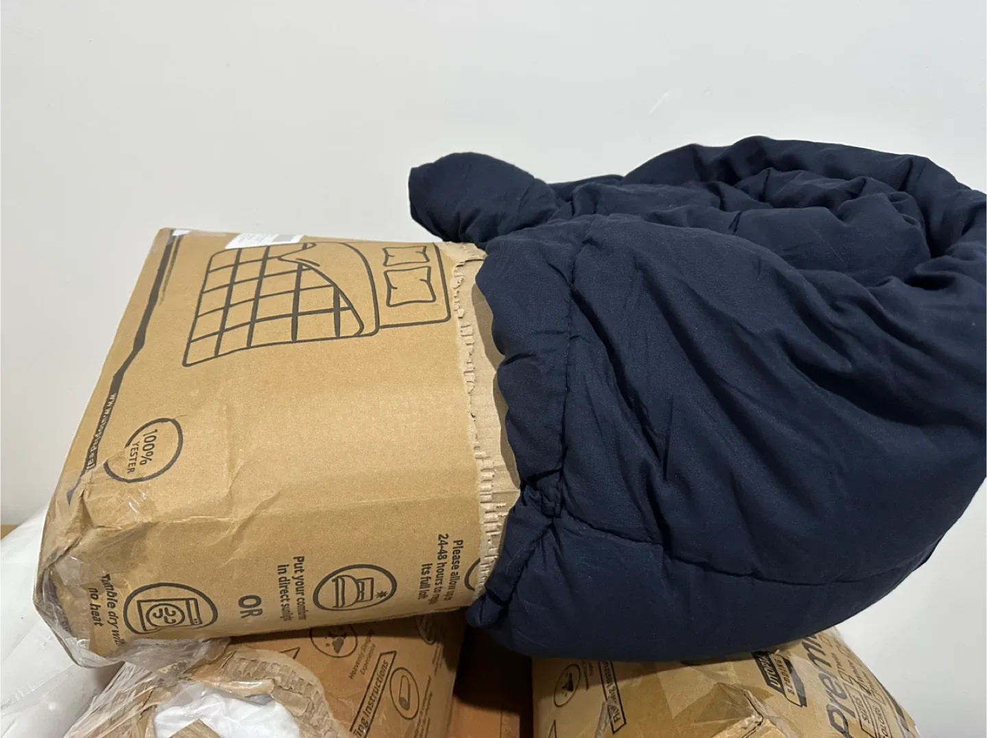 New Utopia Bedding King Size Navy Comforter image indicator(2)