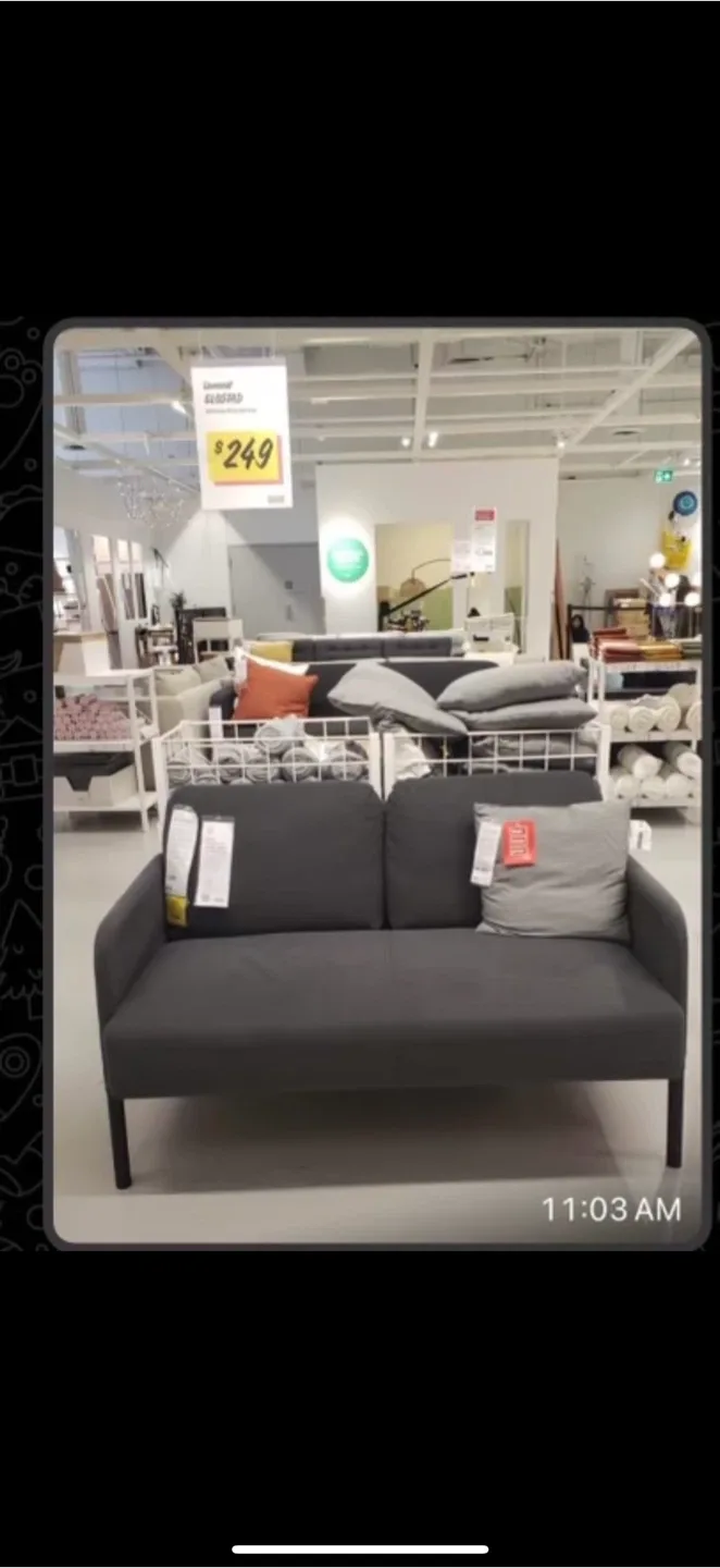 IKEA Landskrona Loveseat - Blue image indicator(2)