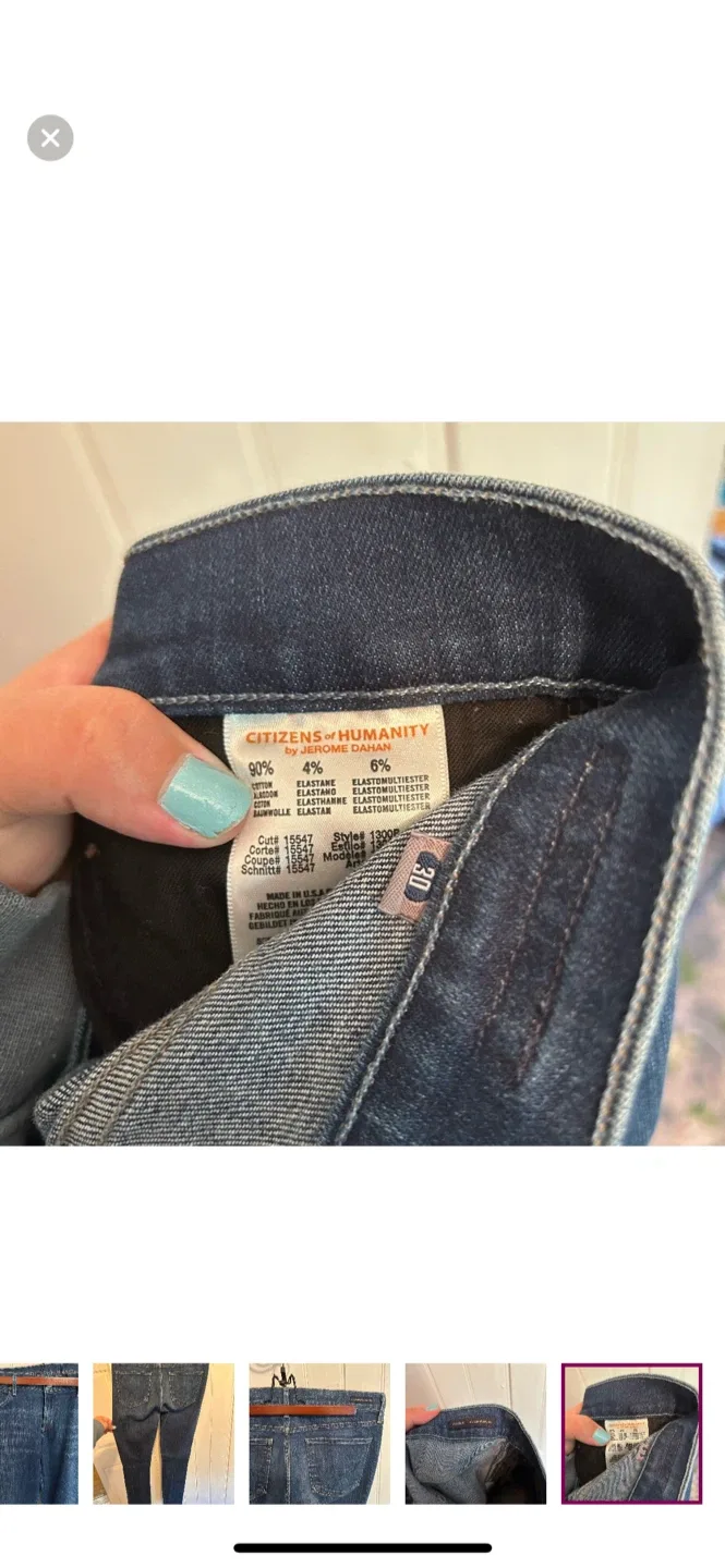 Citizens of Humanity Avedon Low Rise Skinny Jeans image indicator(6)