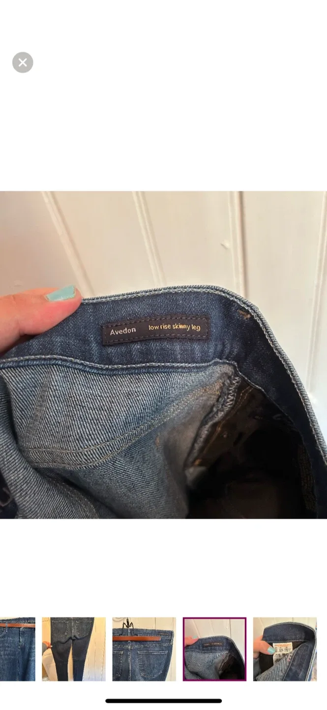 Citizens of Humanity Avedon Low Rise Skinny Jeans image indicator(5)