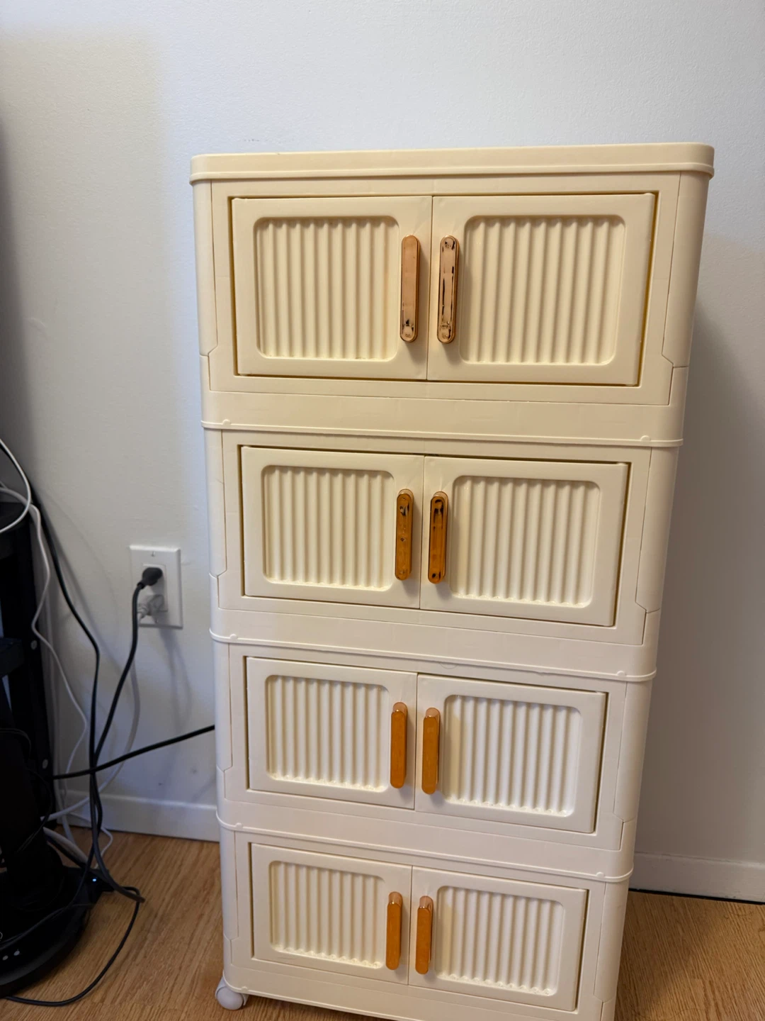 Cream Storage Drawer Cabinet - photo 2