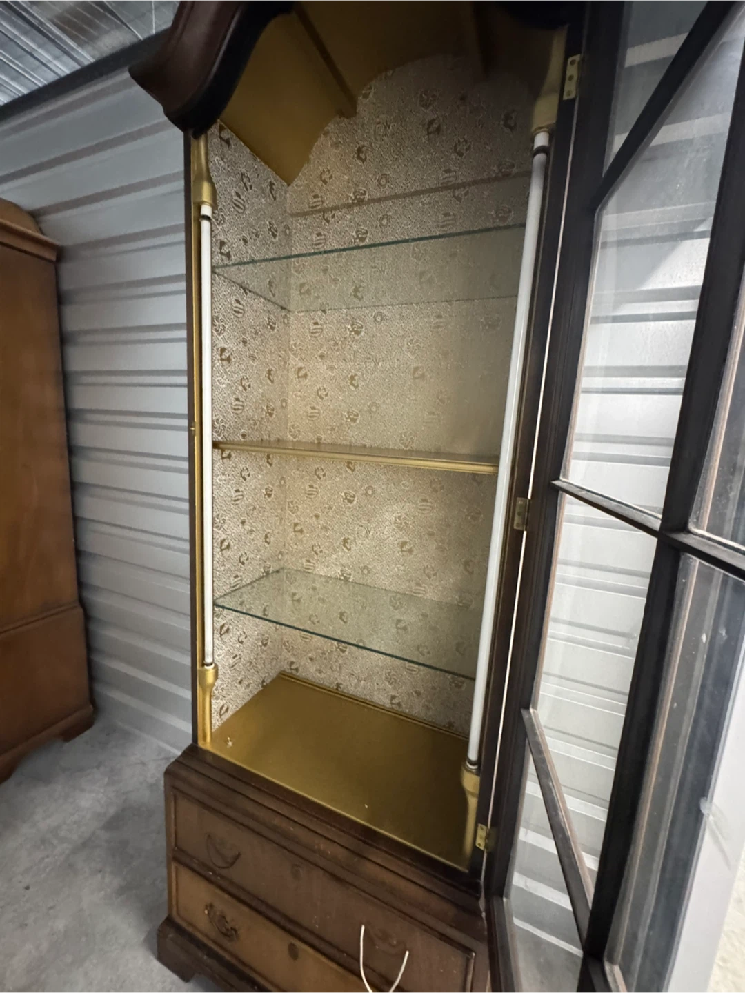 Wooden Display Cabinet with Glass Door - photo 5