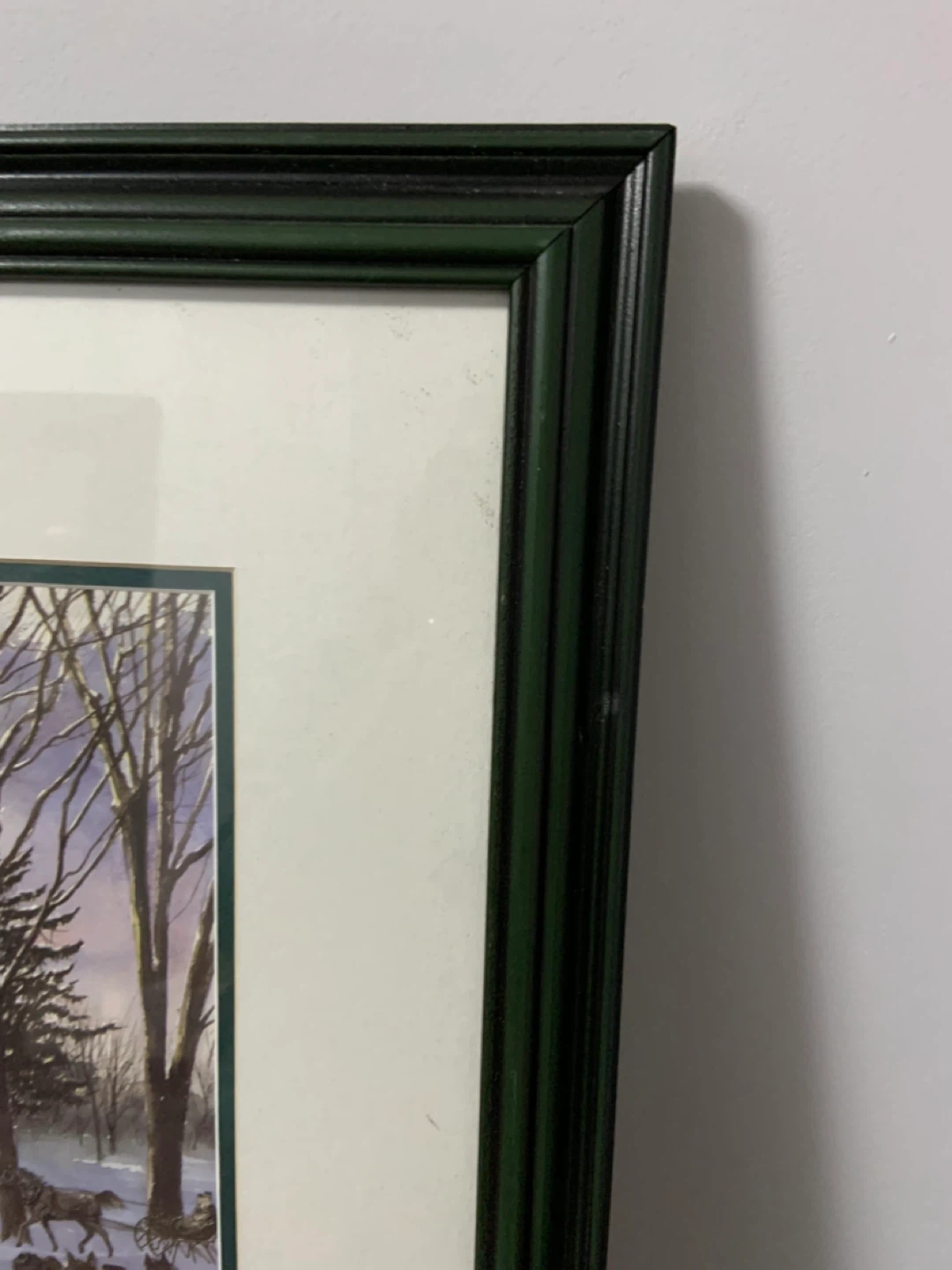 Walter Campbell  1993  28 x 21 approximate green frame - photo 4