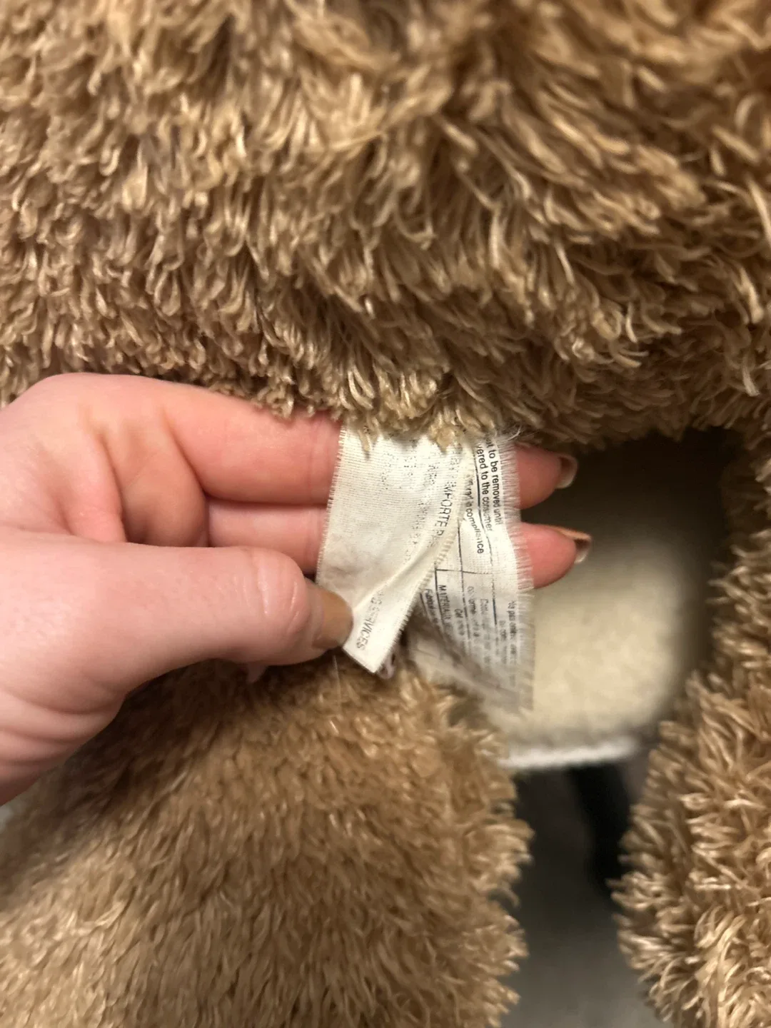 Big Brown Soft Teddy Bear with Ribbon image indicator(3)