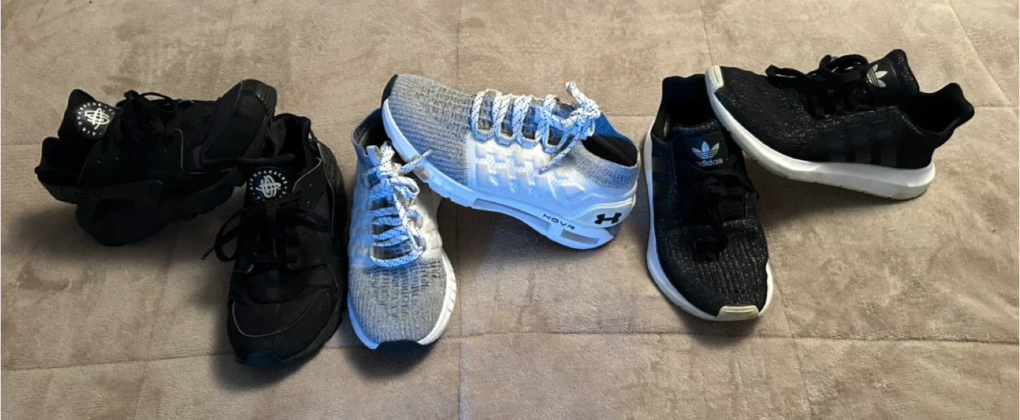 Mixed Lot of Sneakers - Nike, Adidas, Under Armour image indicator(2)