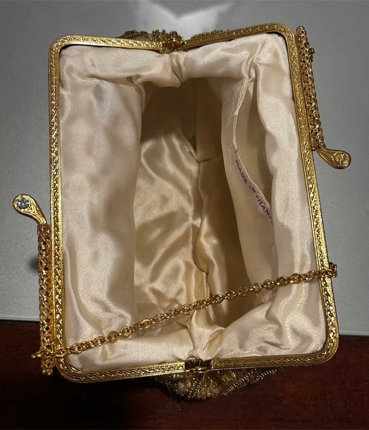 Vintage Beaded Evening Bag - Made in France image indicator(4)