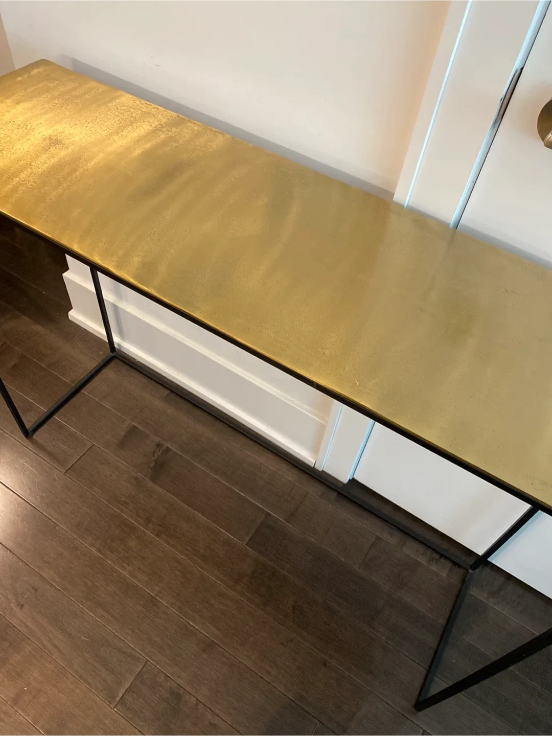 Gold and Black Console Table image indicator(2)