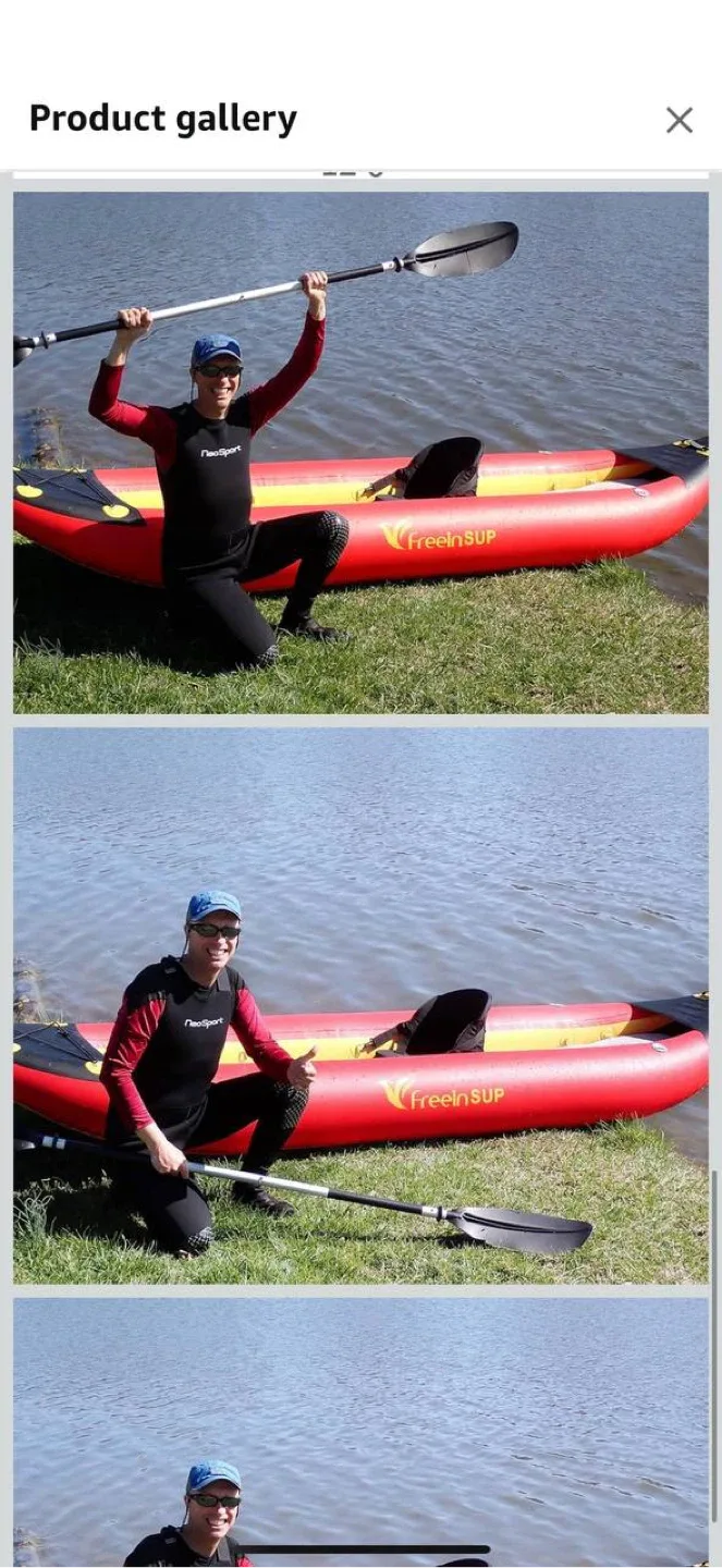 Freein Inflatable Kayak 12’6” – NEW! image indicator(5)