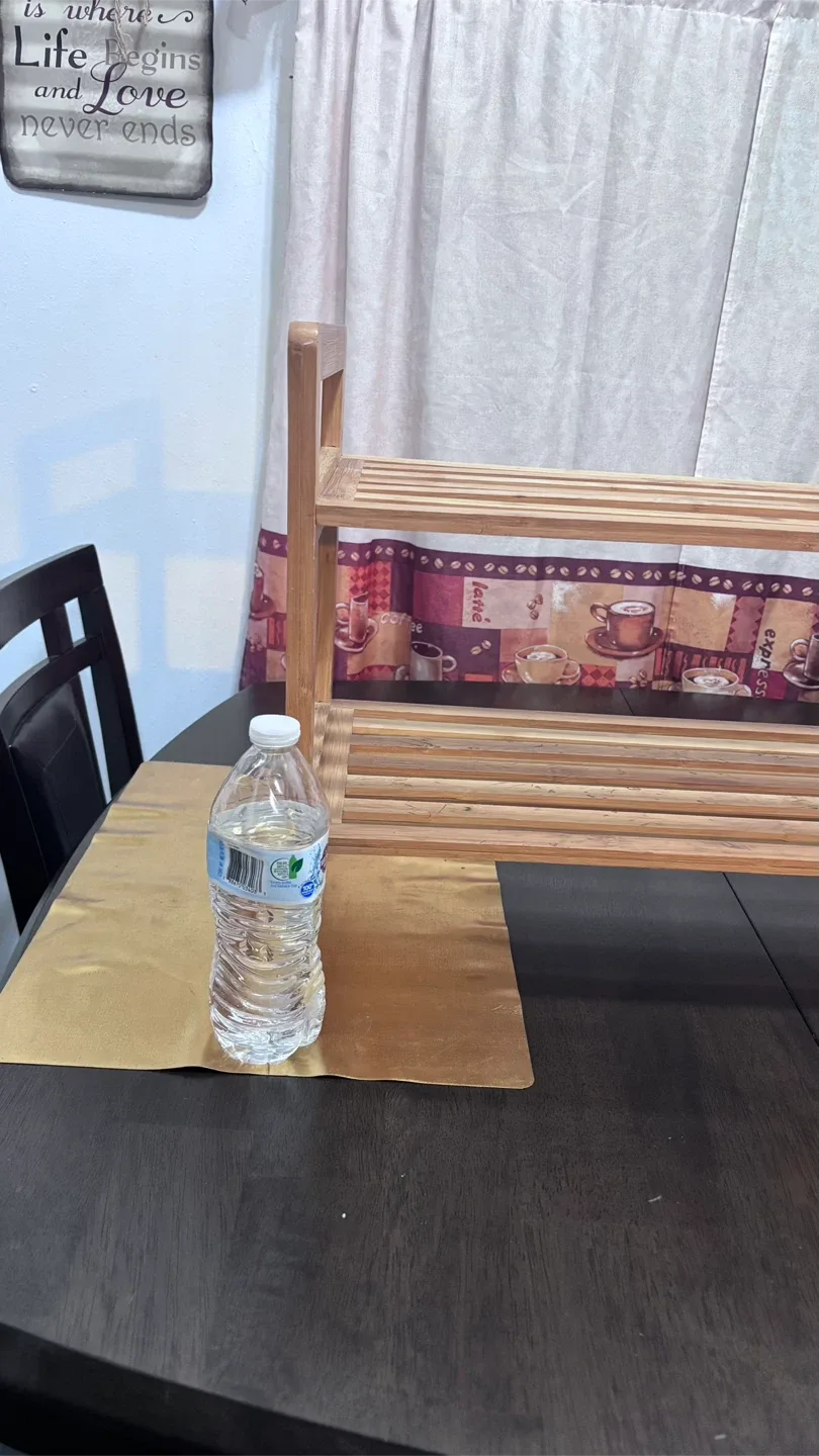 Bamboo 2-Tier Shoe Rack image indicator(3)