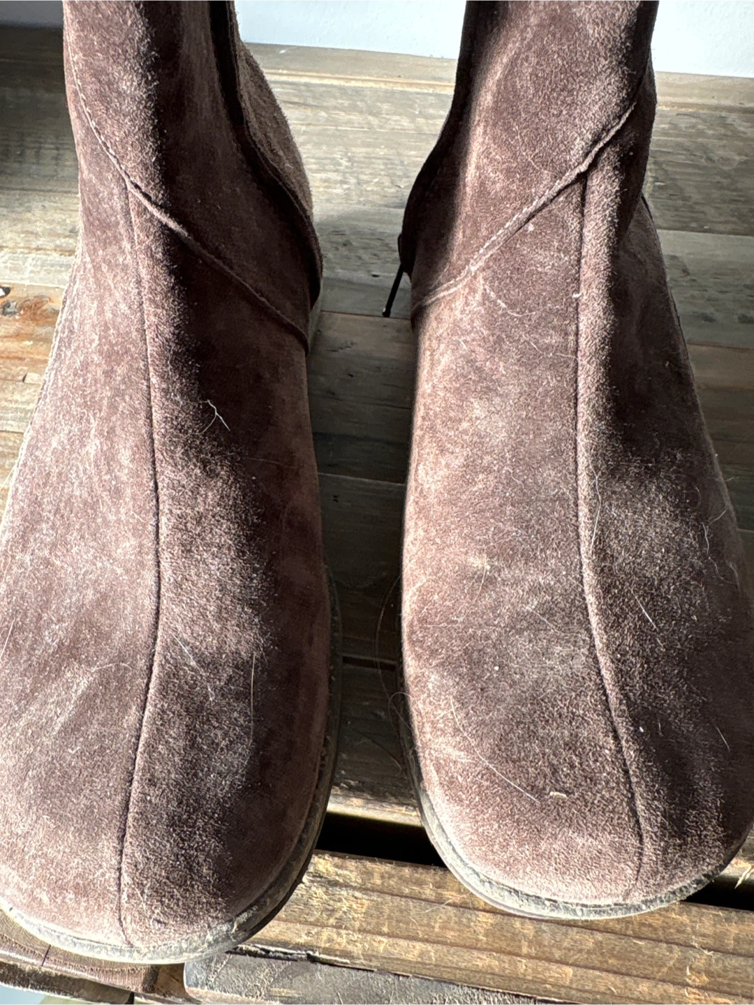 Teva Brown Suede Tall Boots - kids Size 6 - photo 3