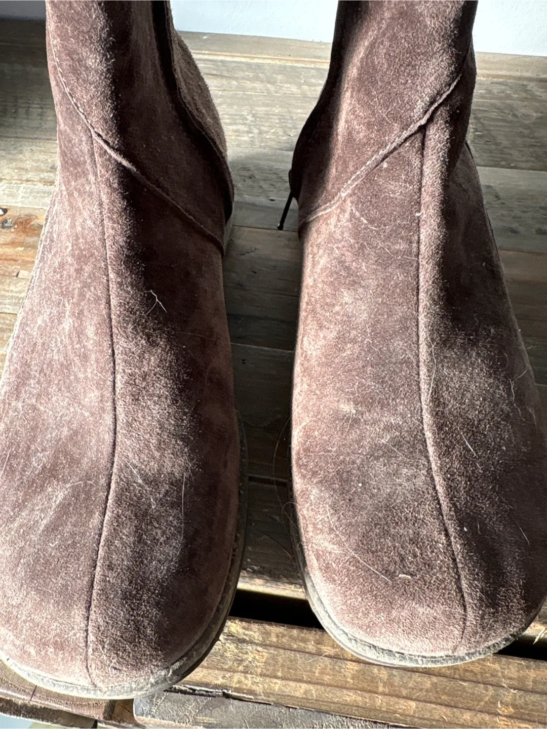 Teva Brown Suede Tall Boots - kids Size 6 image indicator(3)