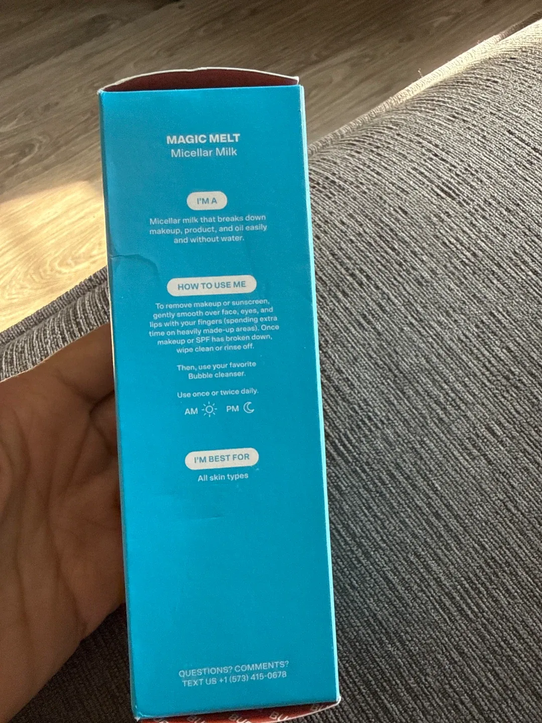 Bubble Magic Melt Micellar Milk 4 fl oz image indicator(2)