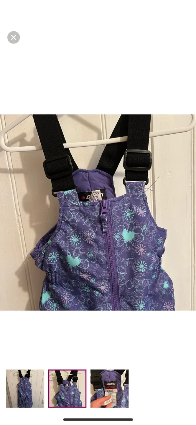 Gusti Snowpants  2T Purple image indicator(2)