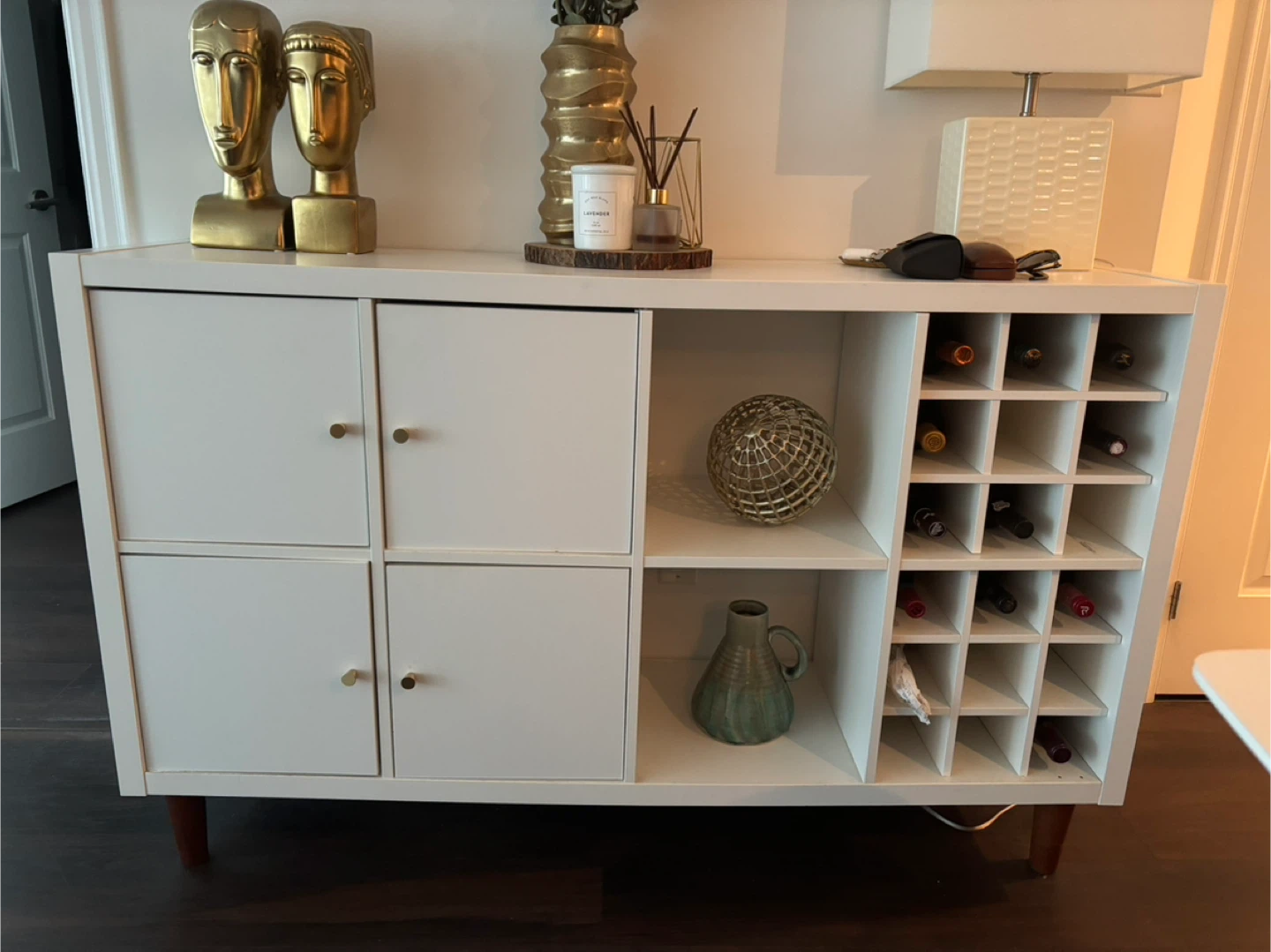 Custom bar unit with Wine Rack - photo 2