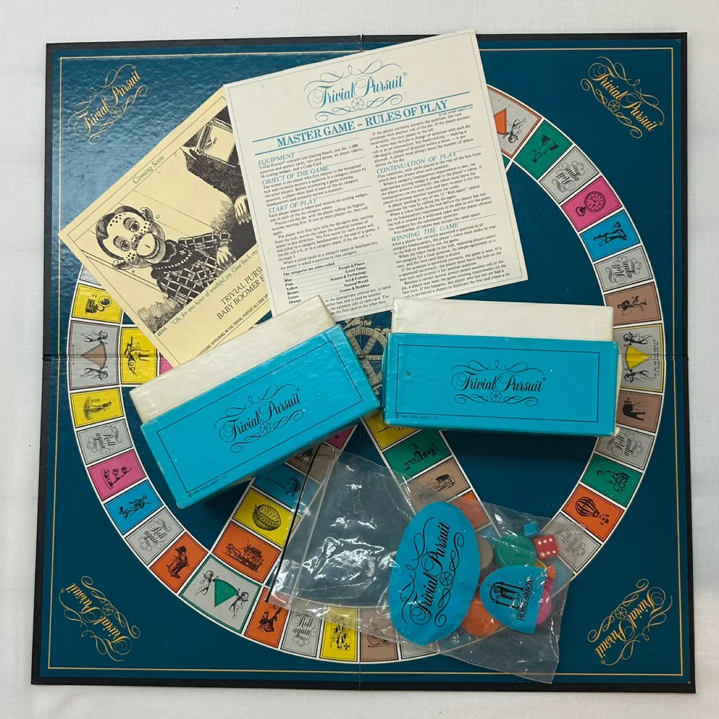 Trivial Pursuit Master Game & Vintage Sorry! Board Games image indicator(5)
