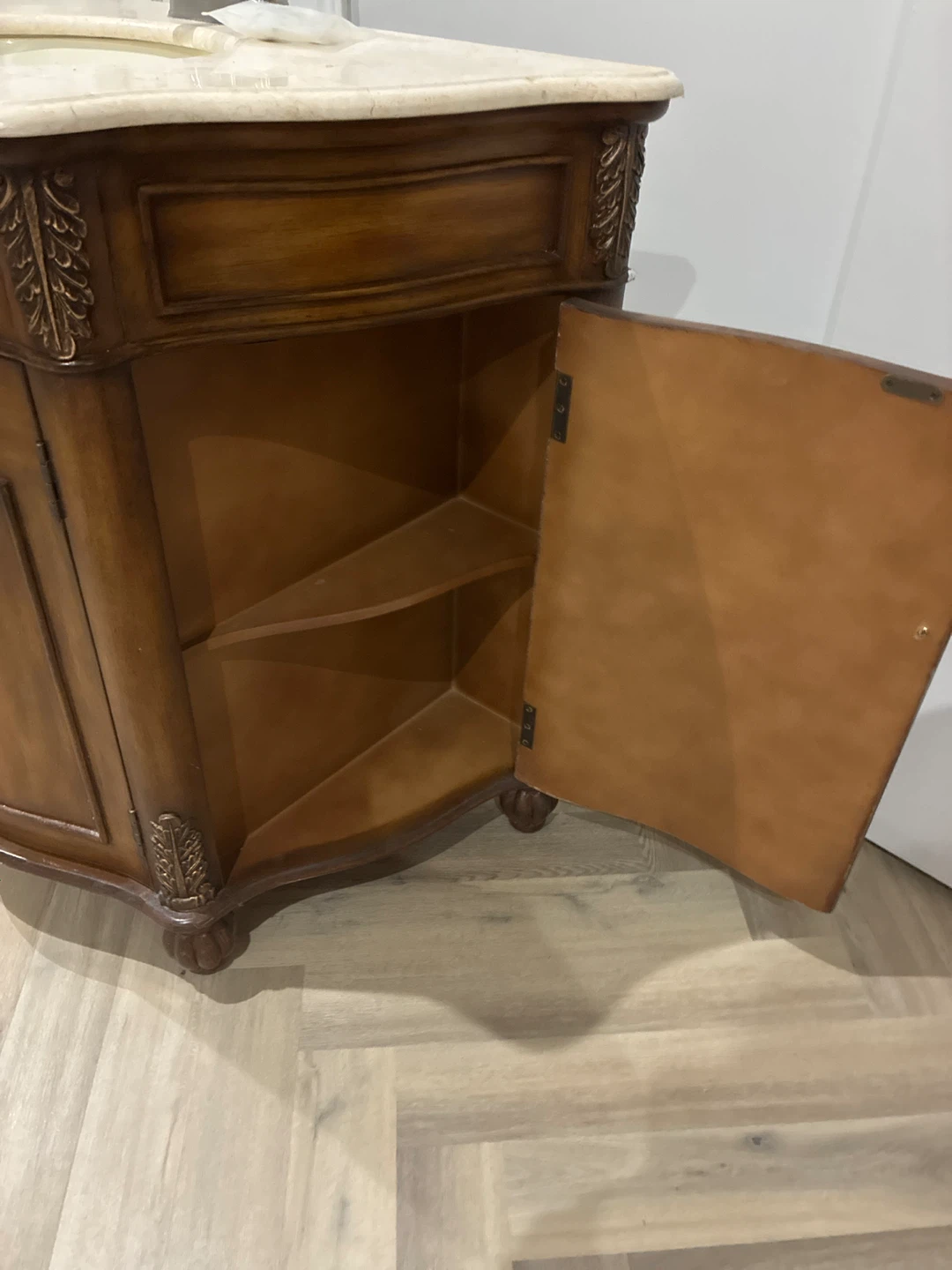 Wooden Vanity with Marble Top - photo 5