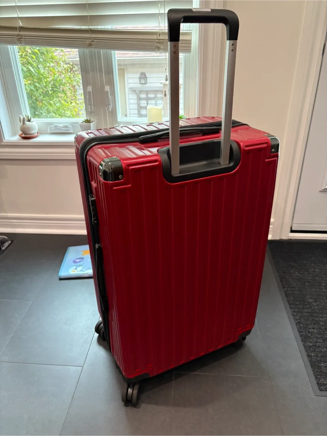 Red 28 inch luggage from JAPAN large suitcase baggage image indicator(4)