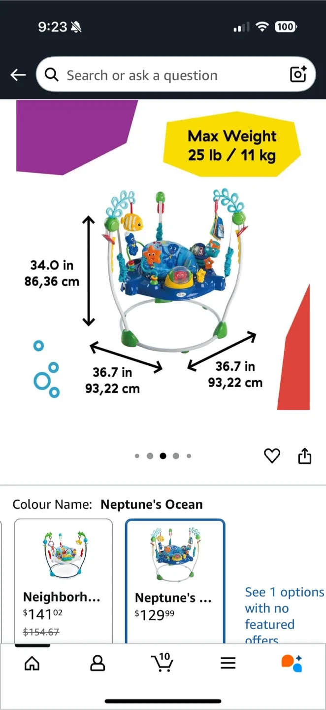 Baby Einstein Neptune's Ocean Discovery Jumper image indicator(3)