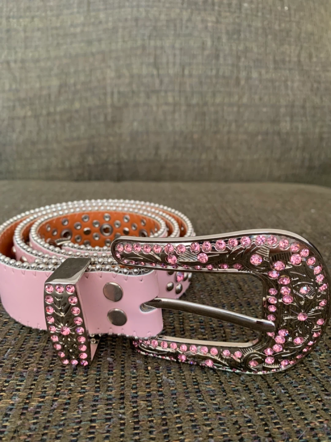 b.b.simon Pink Crystal Belt - photo 4