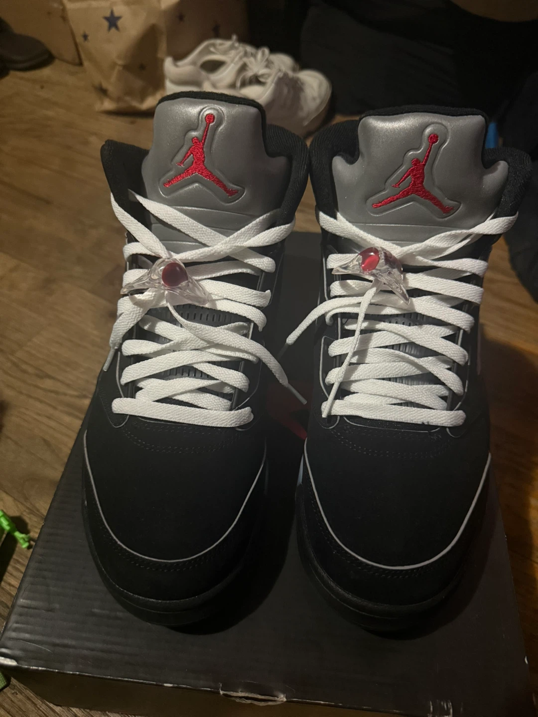 Jordan 5 Black Metallic Size 10.5 Og All - photo 4