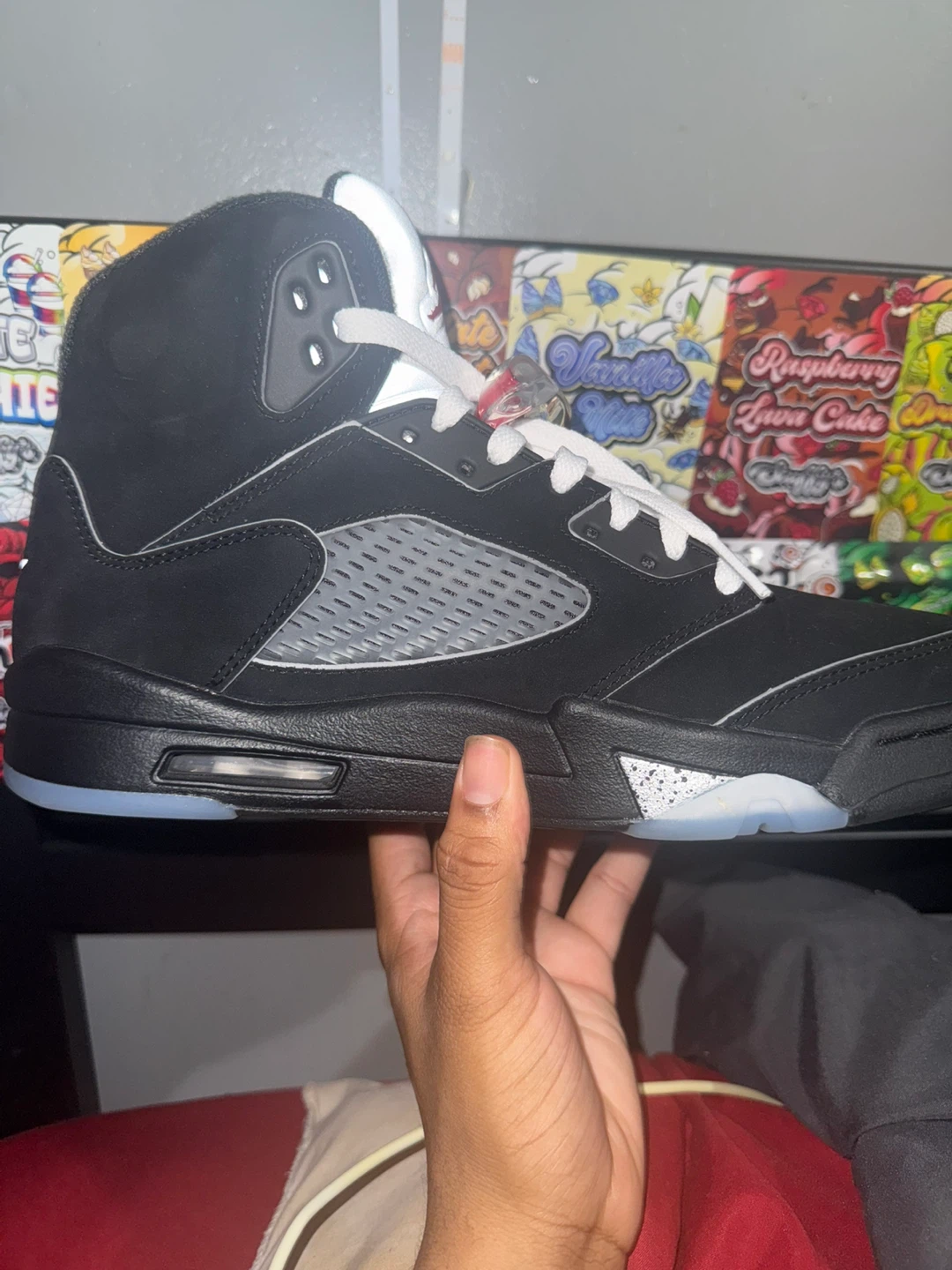 Jordan 5 Black Metallic Size 10.5 Og All - photo 3