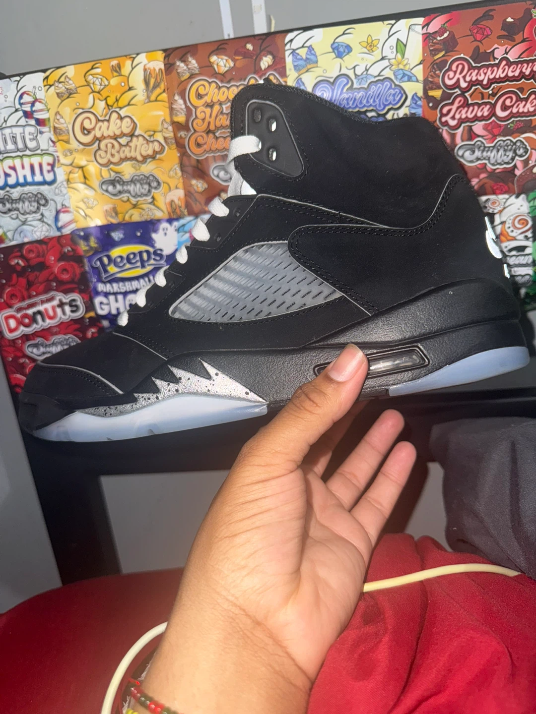 Jordan 5 Black Metallic Size 10.5 Og All