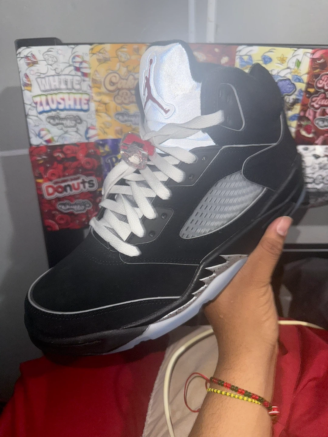 Jordan 5 Black Metallic Size 10.5 Og All - photo 2