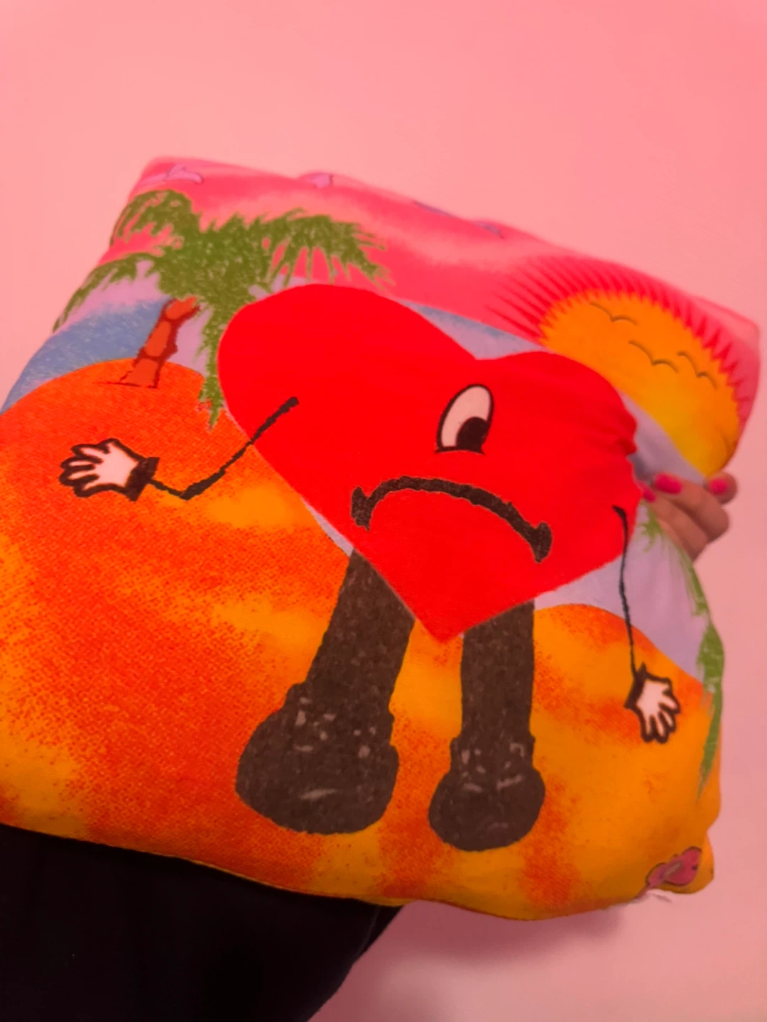 Bad Bunny Heart Pillow - photo 2