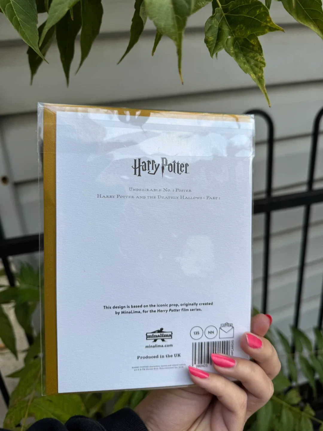 Harry Potter Undesirable No.1 Blank Greeting Card image indicator(2)