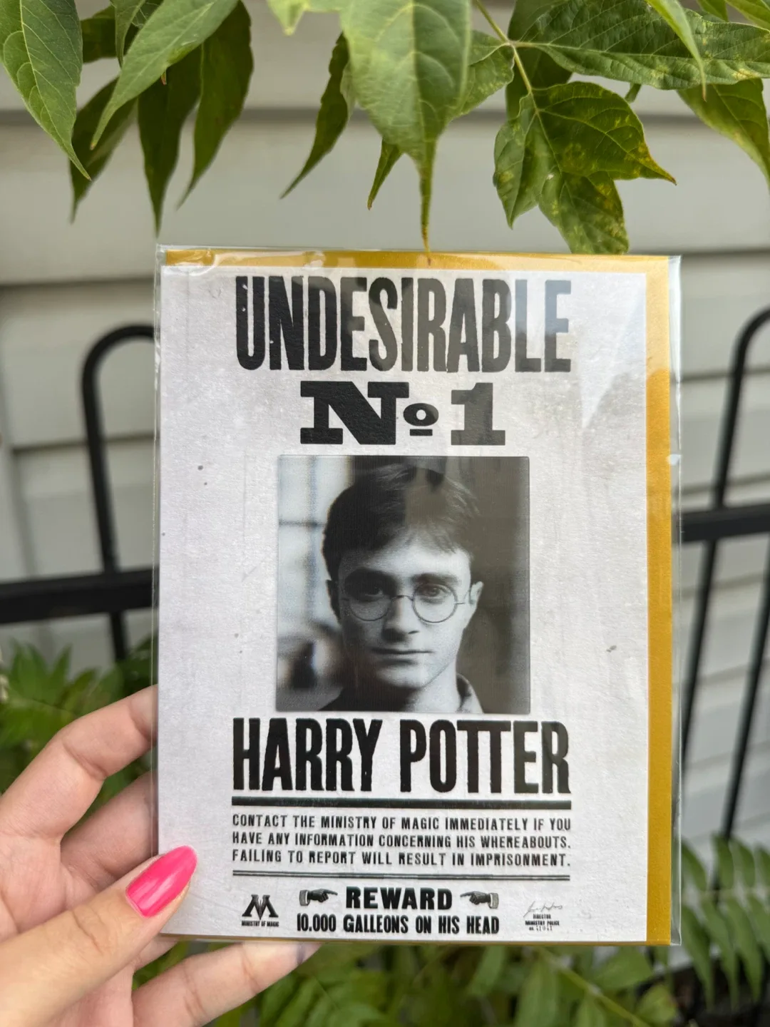Harry Potter Undesirable No.1 Blank Greeting Card image indicator(3)