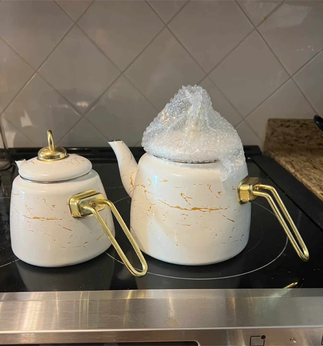 Vintage Turkish Tea Pot Set image indicator(2)