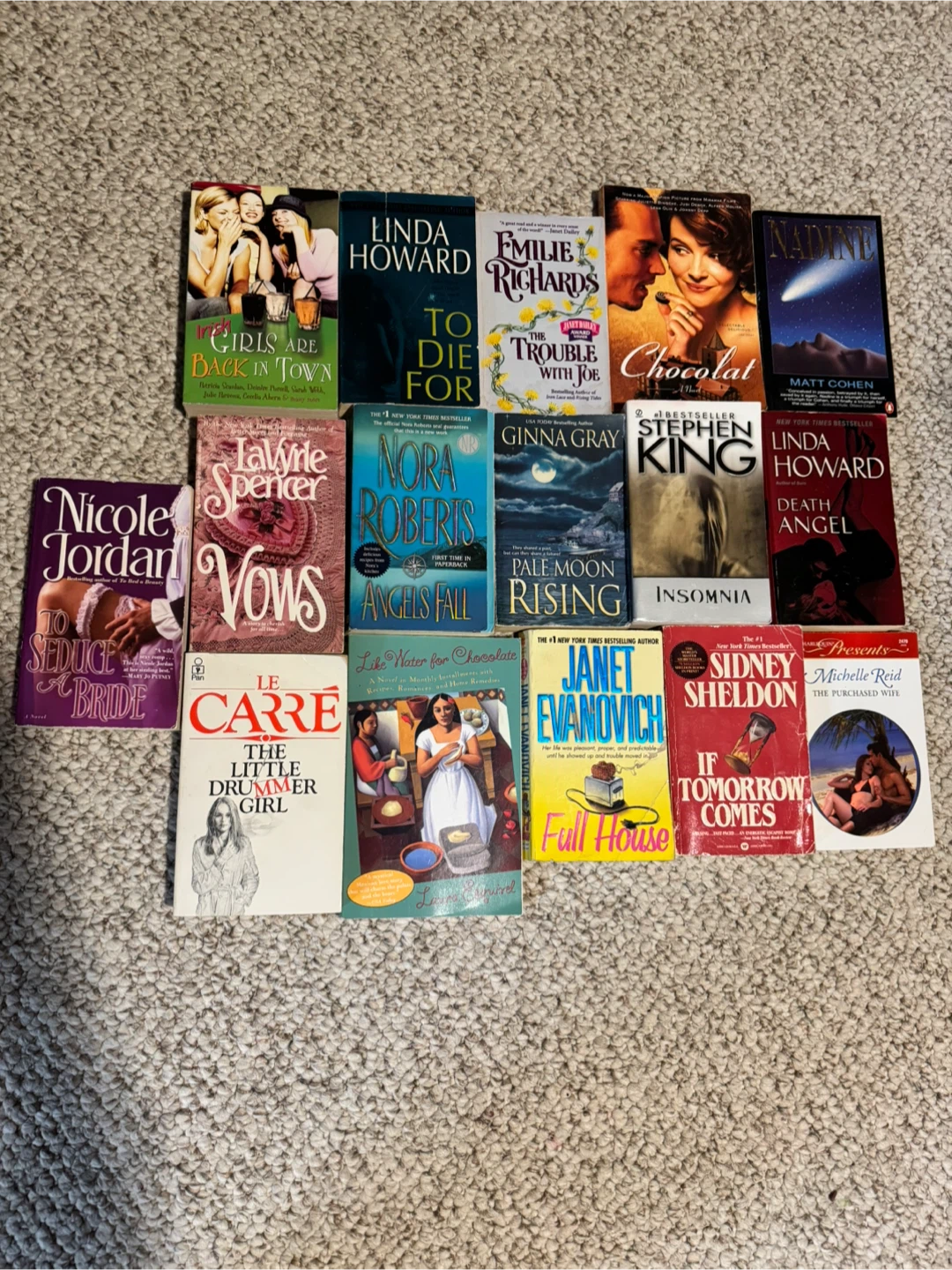 Mixed Lot of Novels - Romance, Thriller & More