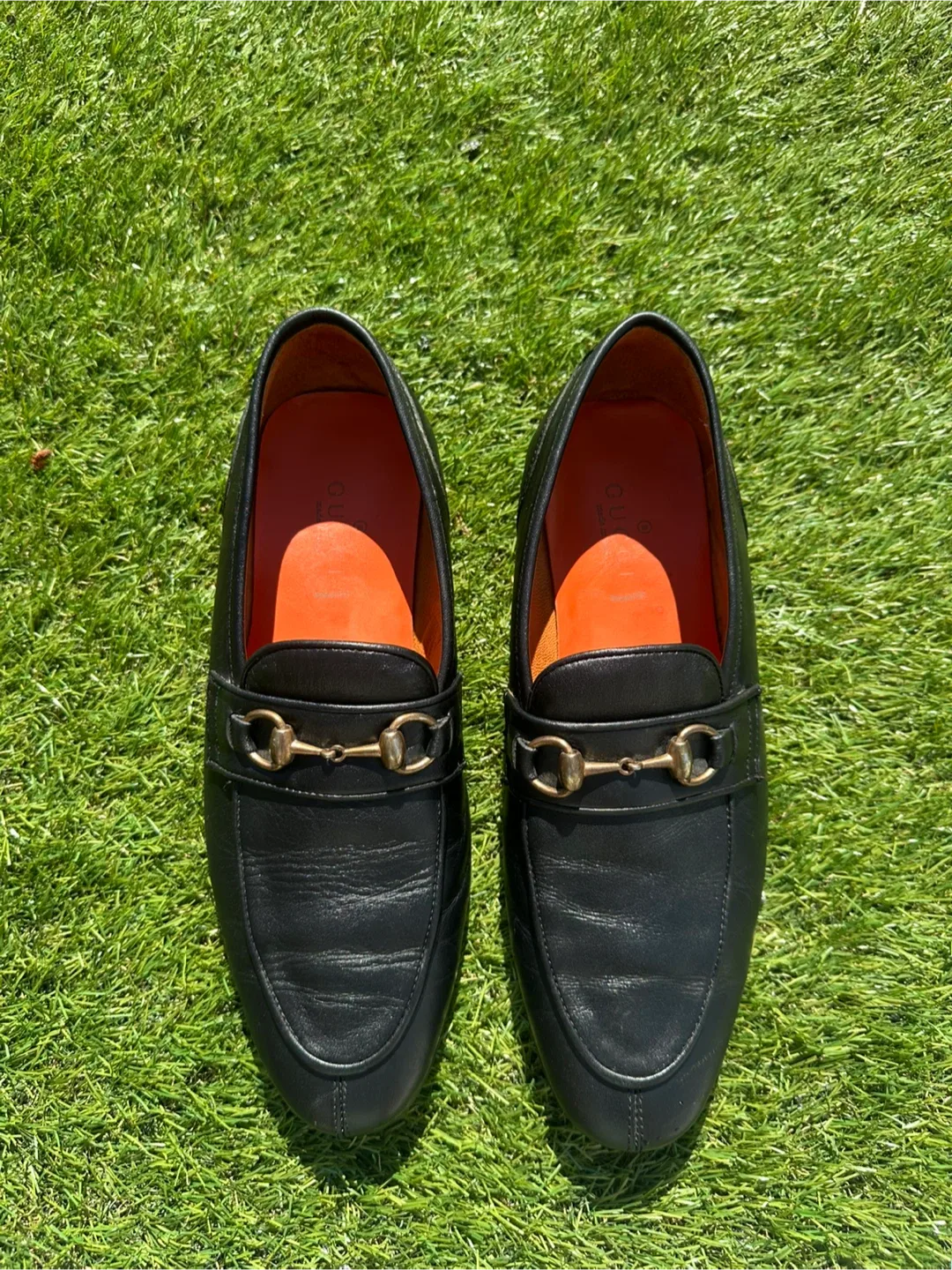 Gucci Black Leather Horsebit Loafers image indicator(6)