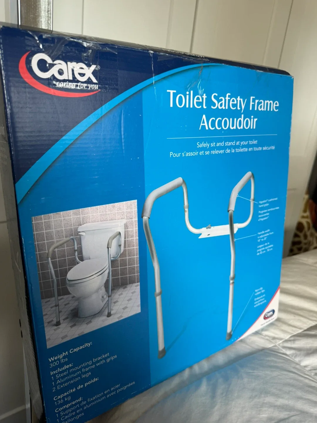 Brand New in the Both Toilet Safety Handle Bars - NEW Never Used image indicator(4)