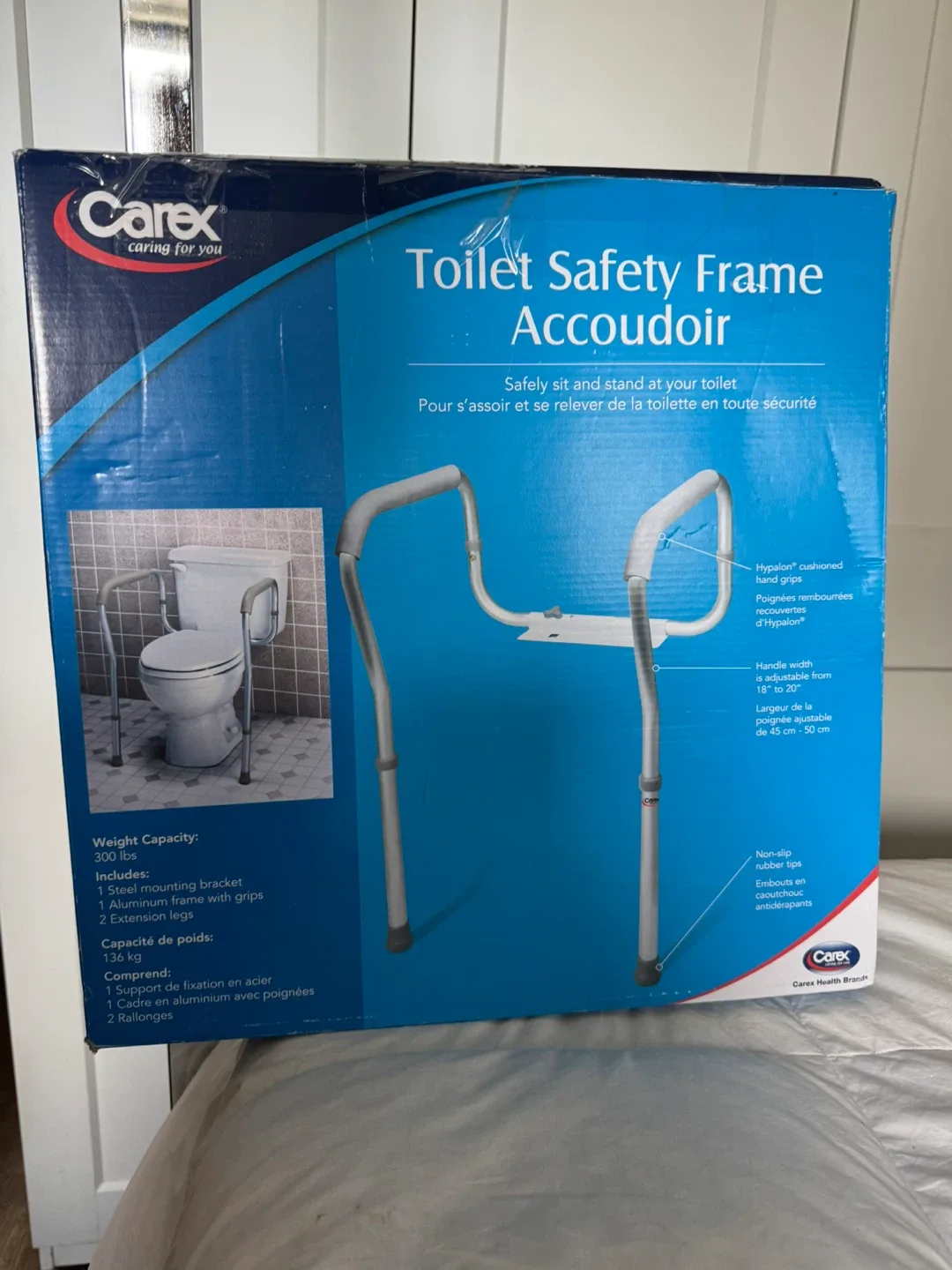 Brand New in the Both Toilet Safety Handle Bars - NEW Never Used image indicator(2)