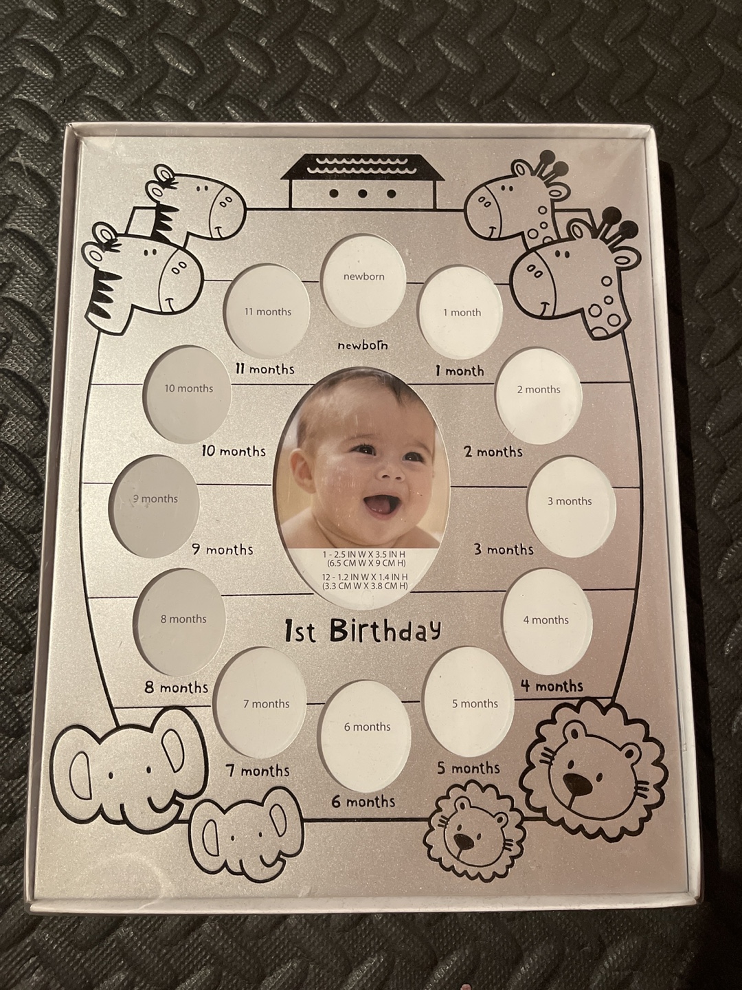 Baby's First Birthday Picture Frame