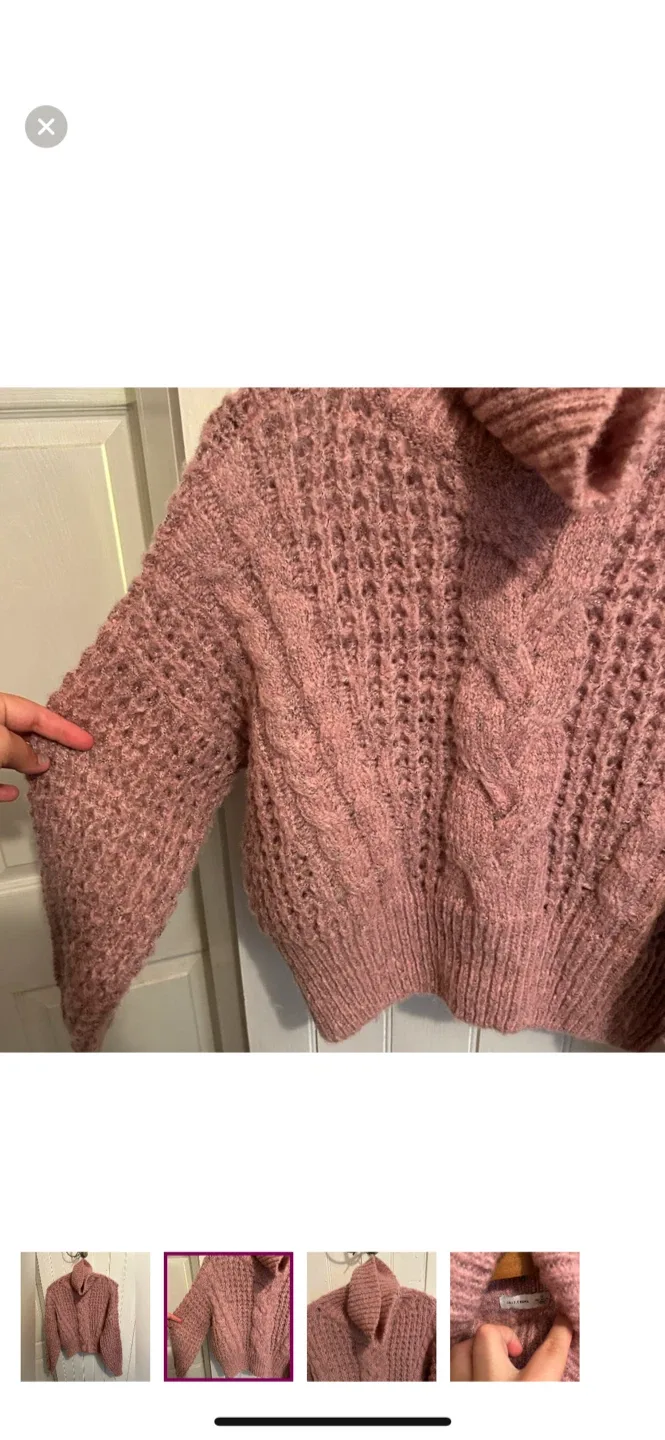 Gentle Fawn XS Pink Knit Sweater image indicator(2)