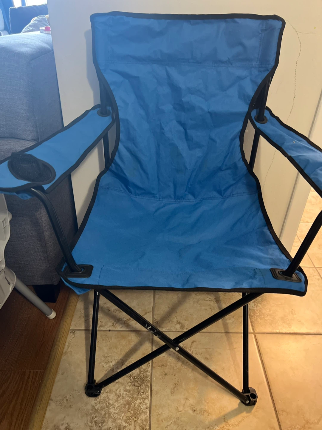 Blue Folding Camping Chair