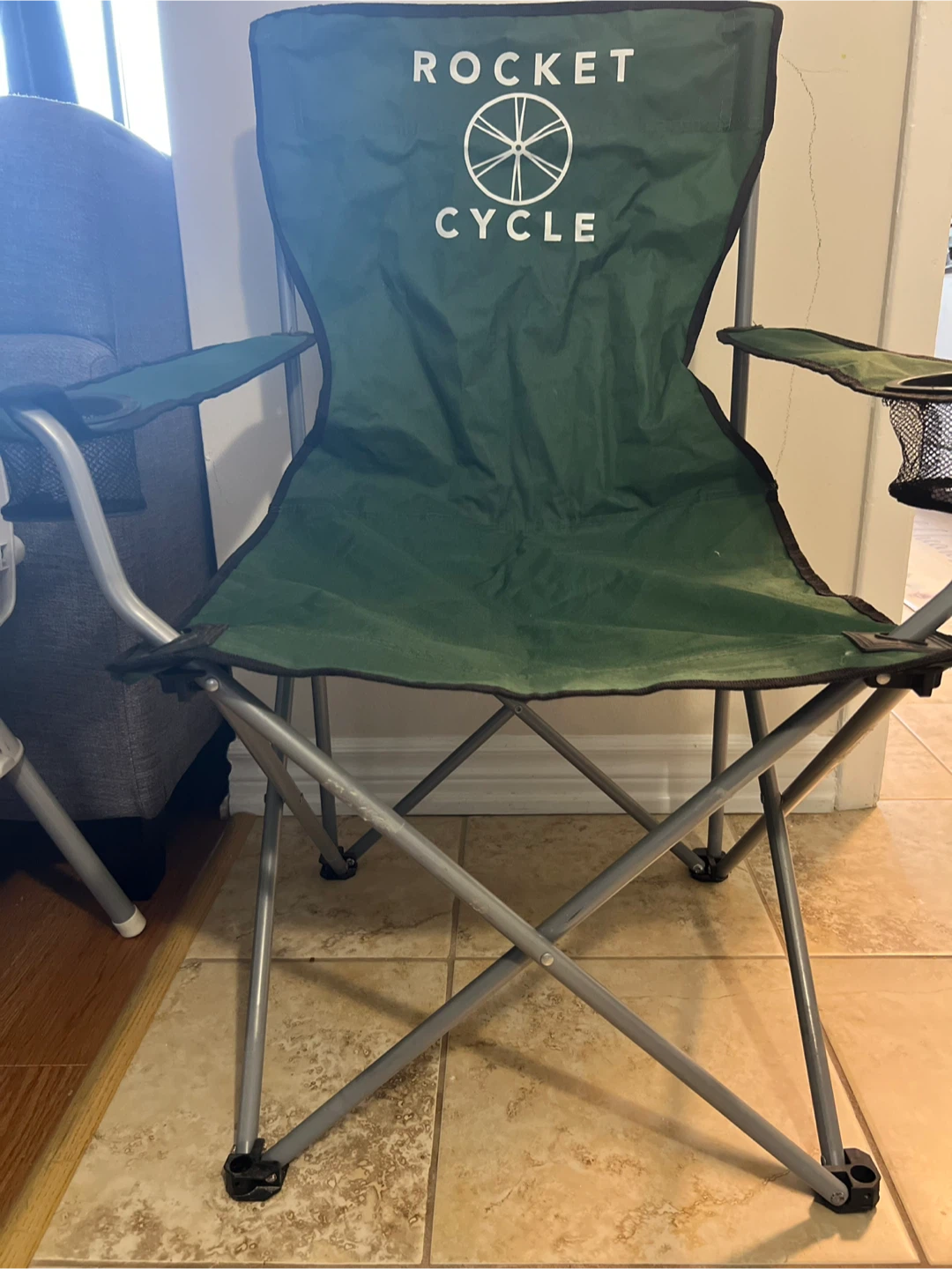 Rocket Cycle Folding Camp Chair - Green