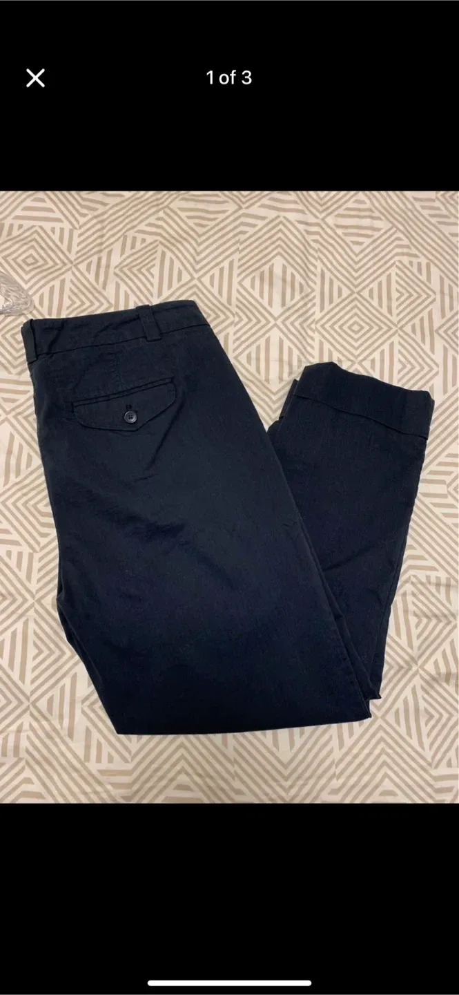 Blackish grey chinos thumbnail