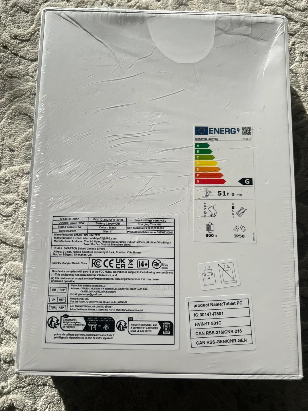 New Smarten IT-801C Tablet PC - 128GB image indicator(2)