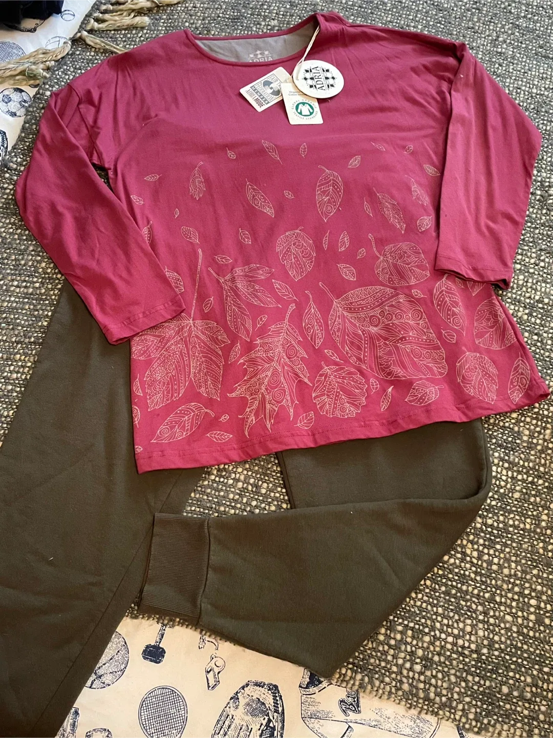 ORGANIC COTTON DEEP PINK TOP thumbnail