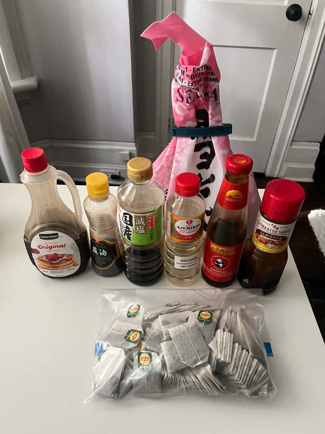 Asian / Japanese Food Items (Plus maple syrup)