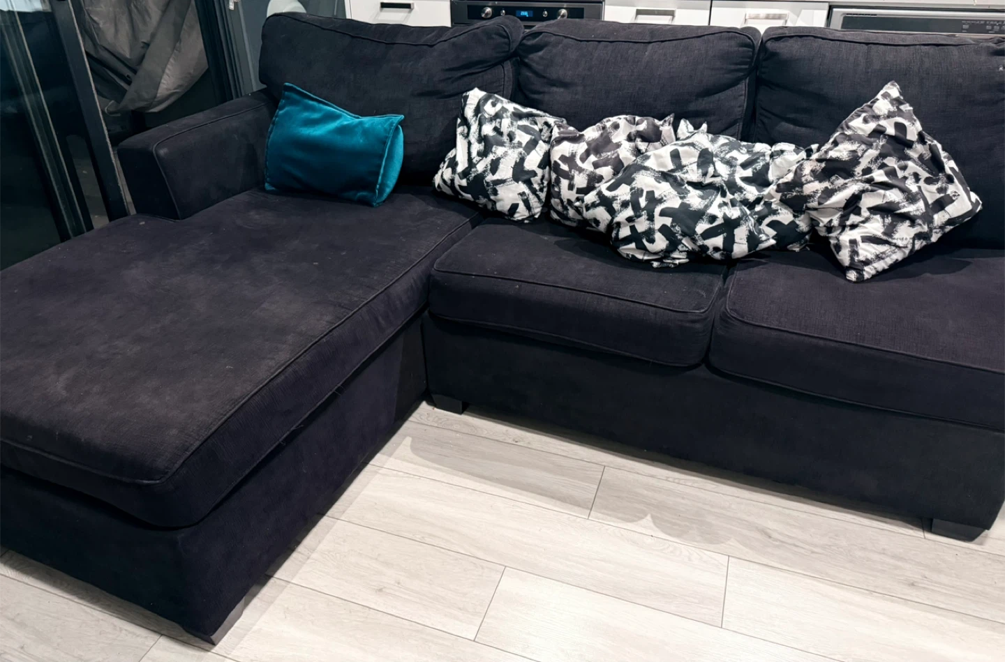 Dark Grey Sectional Sofa - photo 2