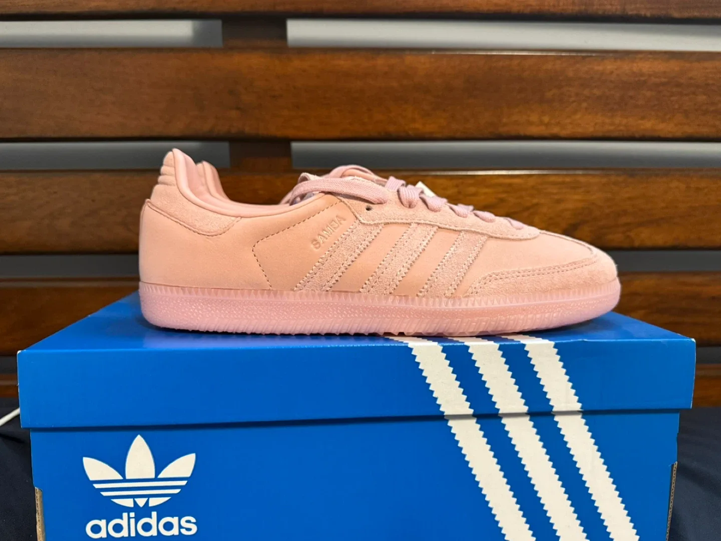 **BRAND NEW** Adidas WOMEN'S SAMBA OG WONDER MAUVE **Sz 8** $100 thumbnail